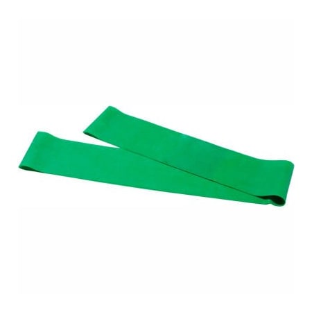 Fabrication Enterprises CanDo Exercise Band Loop, 30" Long, Green, 10/PK 10-5293-10